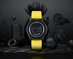 UNIMATIC watches celebrates SpongeBob SquarePants' 20th anniversary with yellow timepiece