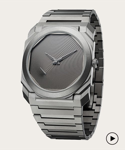 tadao ando designs limited edition octo finissimo watch for BVLGARI