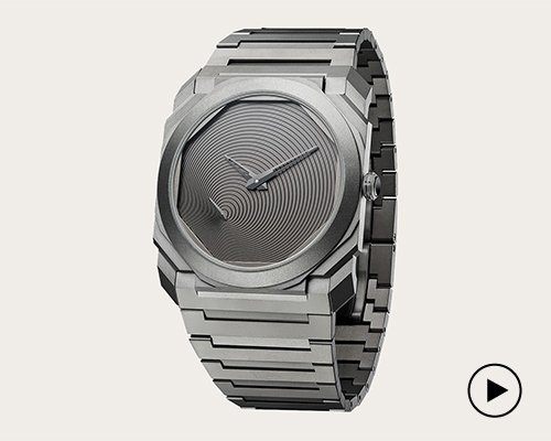 tadao ando designs limited edition octo finissimo watch for BVLGARI