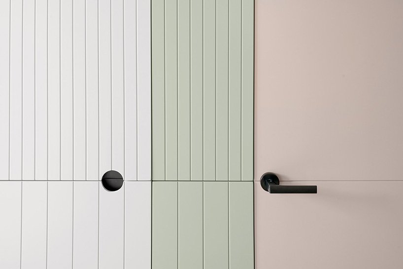 gosplan plans a bespoke vestibule at the core of this apartment in camogli designboom
