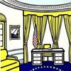 Screen-print in colors by Roy Lichtenstein (American, 1923-1997), titled The Oval Office, a politically-themed work, especially meaningful in today’s trying times (est. $30,000-$50,000).
